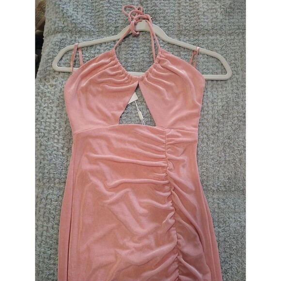 Saints + Secrets Halter Dress Nwt Blush Sexy Beachy City Party Cocktail - Picture 11 of 11